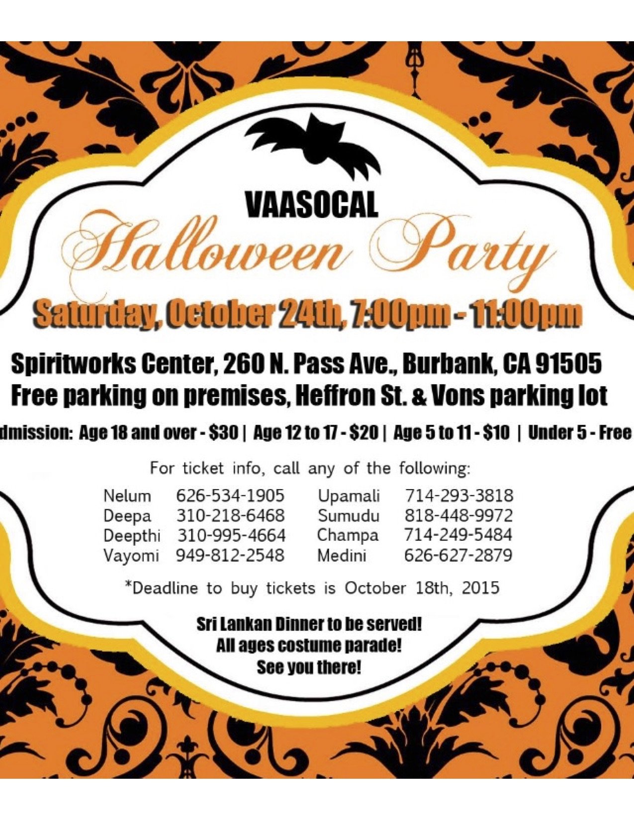 Halloween Party Sri Lanka Foundation