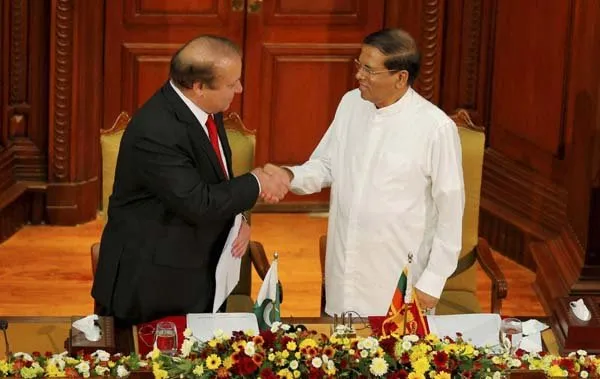 Nawaz Sharif, Maithripala Sirisena