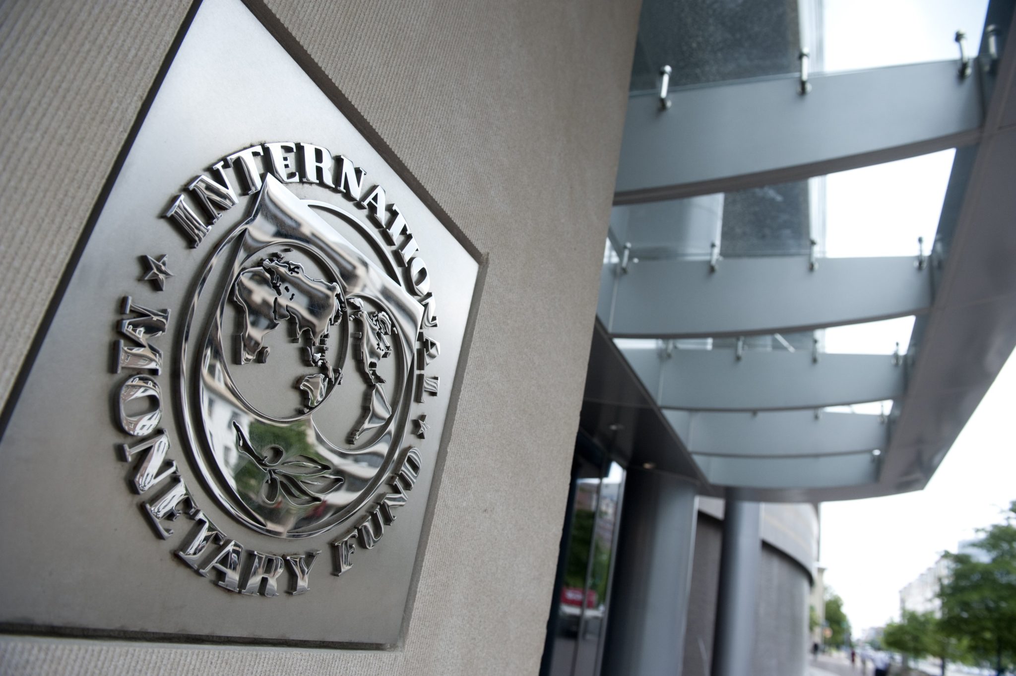 The logo of the International Monetary F
