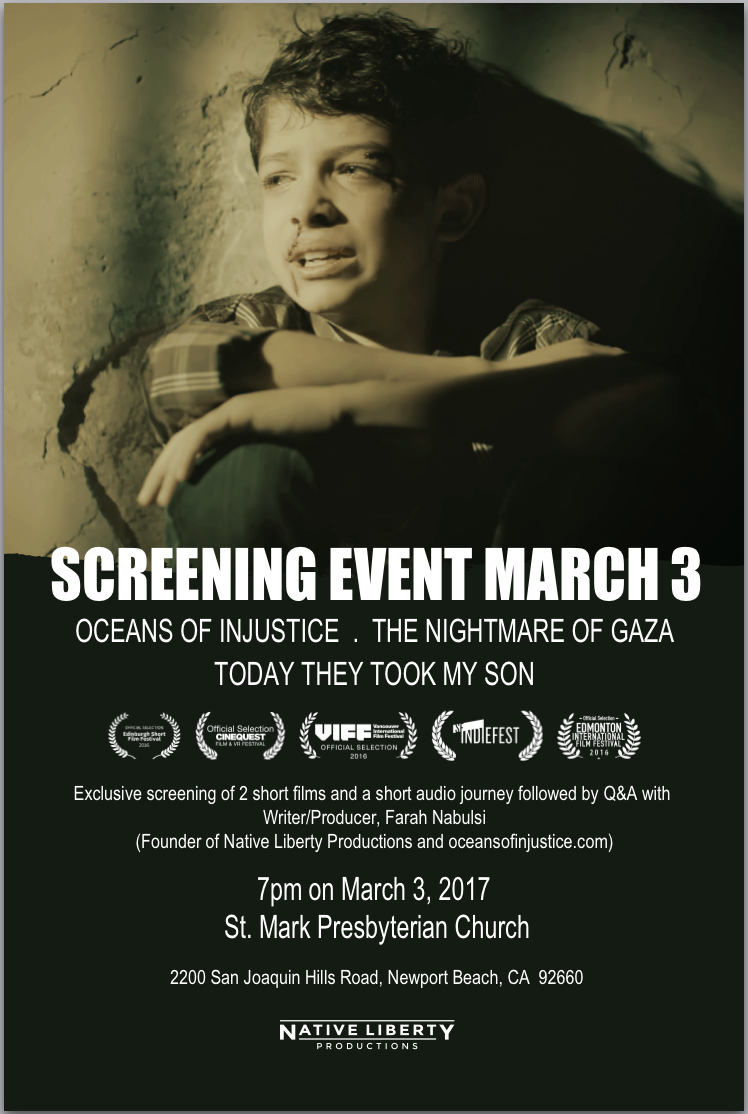 Screening and Discussion of 3 Short Films
