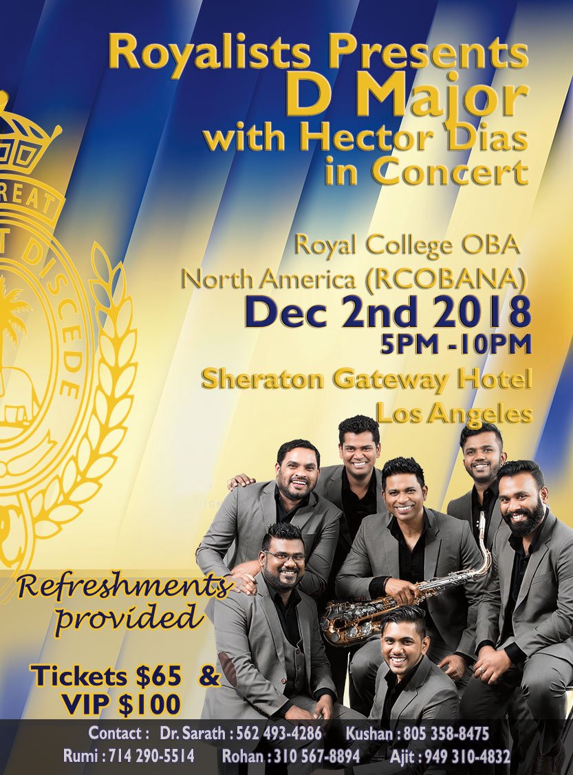 Royal College OBA North America Presents D Major with Hector Dias in Concert