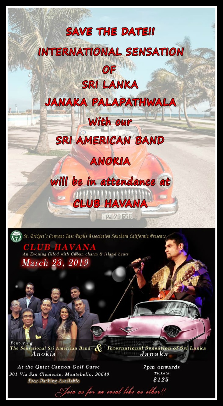 "CLUB HAVANA" Dinner Dance presented by St Bridget's Convent PPA