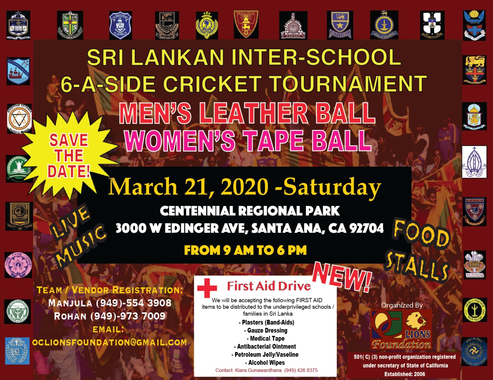 SRI LANKA INTER-SCHOOL 6-A-SIDE CRICKET TOURNAMENT