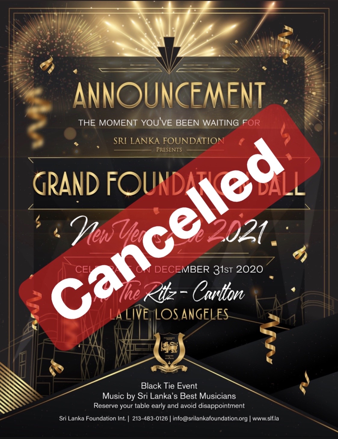 31ST NIGHT NEW YEAR'S EVE | GRAND FOUNDATION BALL