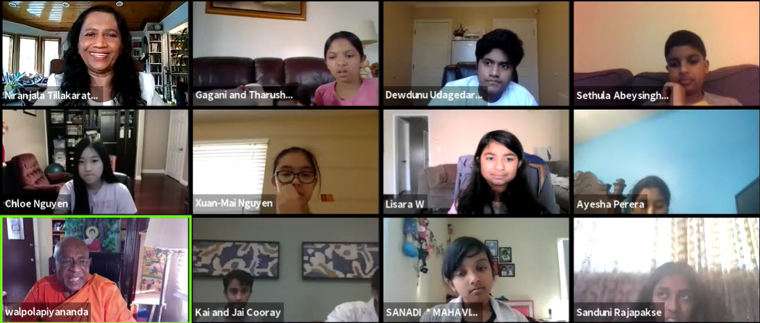 Zoom screen capture on Visakha