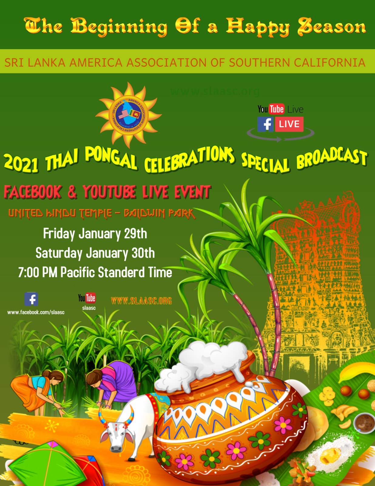 2021 Thai Pongal Celebrations Special Broadcast