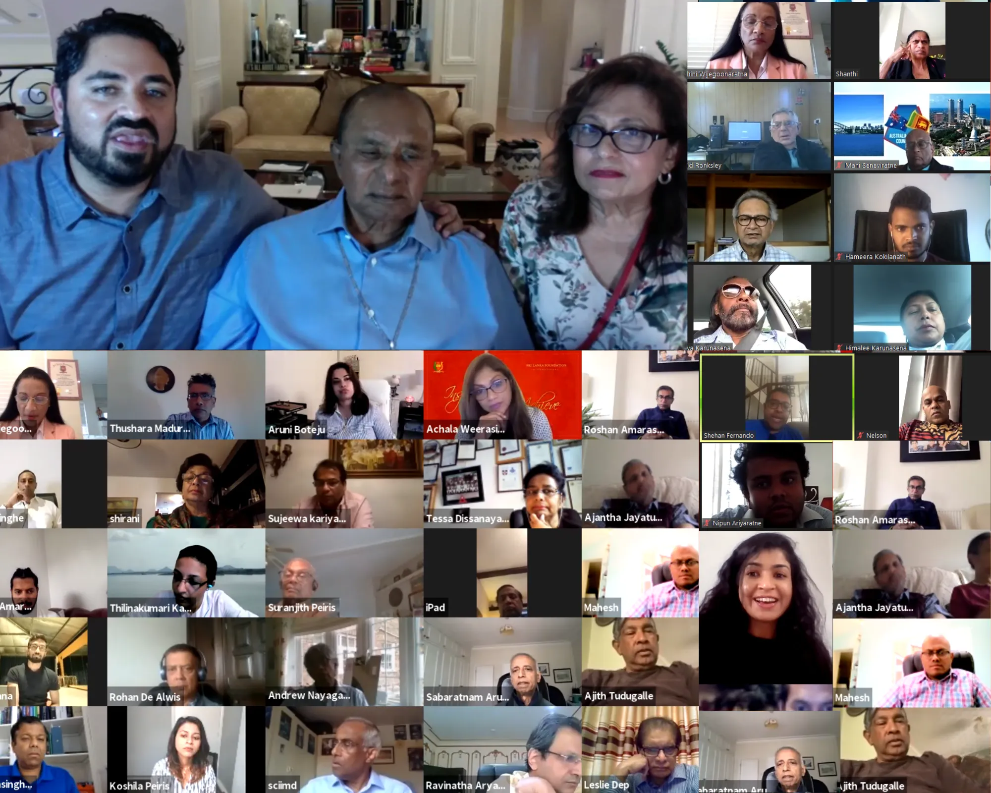 Community meeting collage