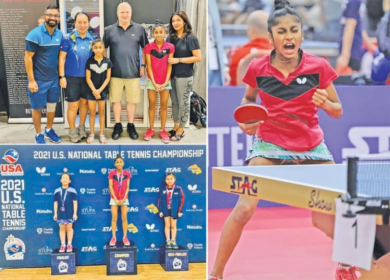 Tashiya Piyadasa bestowed with the legacy of Table Tennis from her
