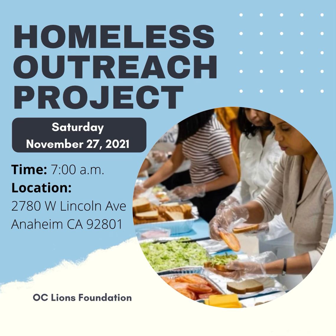 HOMELESS OUTREACH PROJECT